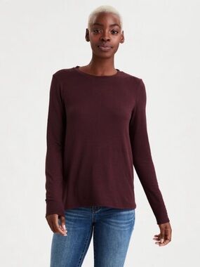 🆕 AE All The Feels Top in Burgundy